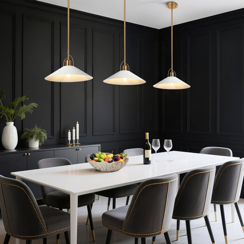 Modern Cone Metal Pendant Light for Kitchen Island