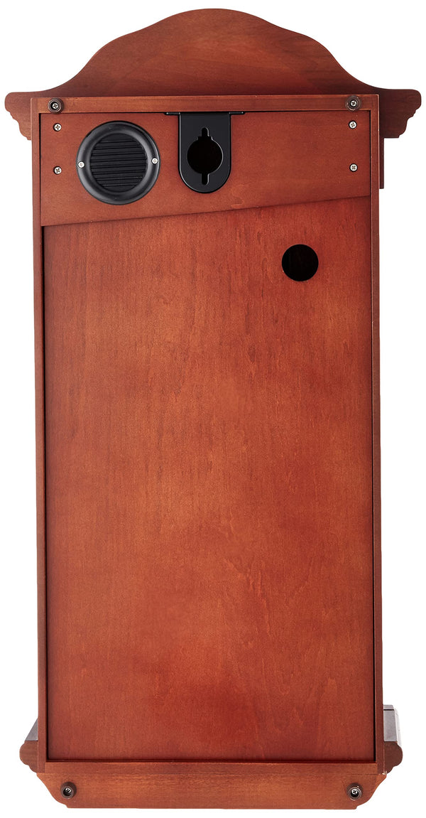 Mahogany Chiming Wall Clock with Westminster Melody