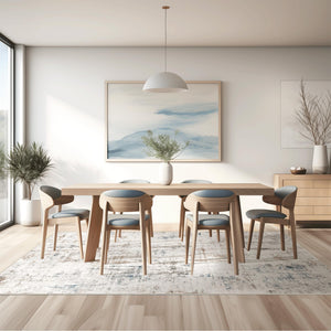 6x9 Washable Abstract Area Rug