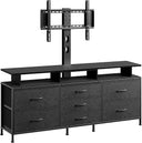 63" TV Stand with Adjustable Mount & 7 Drawers