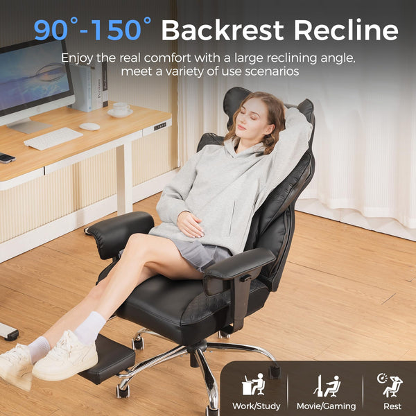 Big & Tall High-Back Ergonomic Office Chair 400 lbs