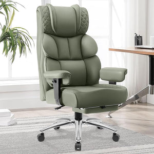Big & Tall Ergonomic Executive Office Chair with Footrest