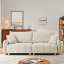 3-Seat Convertible Sleeper Sofa with Storage