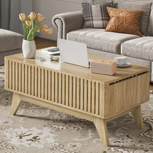 Lift Top Coffee Table with Hidden Compartment and Storage