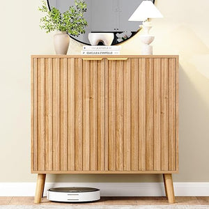 Wood Storage Cabinet with Doors