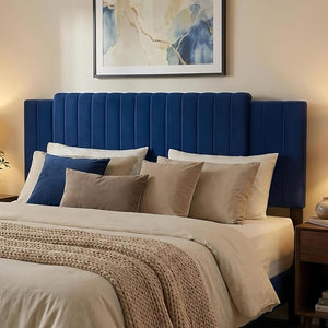 Adjustable Upholstered Tufted Headboard – Full/Queen/King