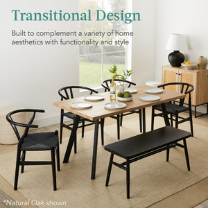 Extendable Dining Table 47–63 Inch
