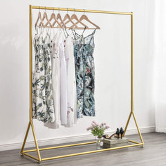 Freestanding Metal Clothing Rack