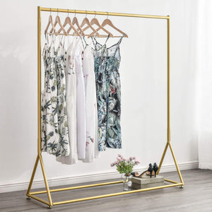 Freestanding Metal Clothing Rack