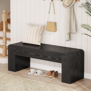 Farmhouse Entry Bench – 47" Indoor Wooden Bench