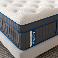 14-Inch Medium Plush Hybrid Mattress with Cooling Gel Memory Foam