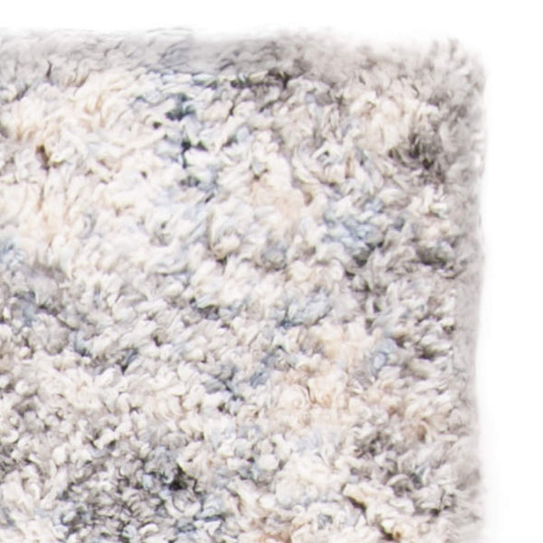 Berber Shag Area Rug 5x7 – Plush Polypropylene, Non-Shedding, Abstract Modern Design