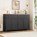 55" Kitchen Buffet Cabinet with Storage Drawers & Shelves