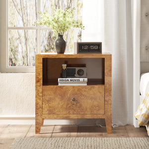 Mid-Century Modern Nightstand with Drawer