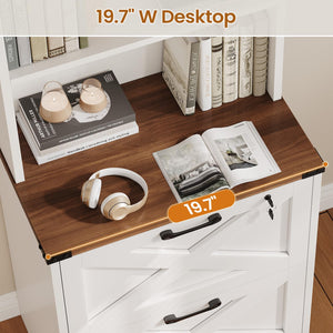 2-Drawer File Cabinet with Lock