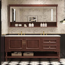 Bathroom Vanity with Sink, Smart Mirror & Open Shelves