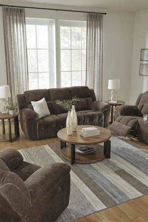 Manual Rocker Recliner with Pillow-Top Arms