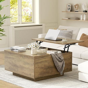 Lift Top Coffee Table with Hidden Storage
