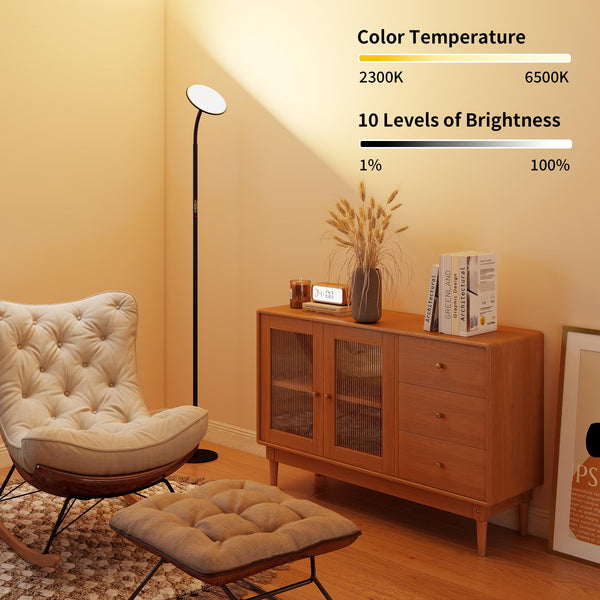60W LED Torchiere Floor Lamp