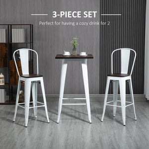 3-Piece Bar Height Dining Set
