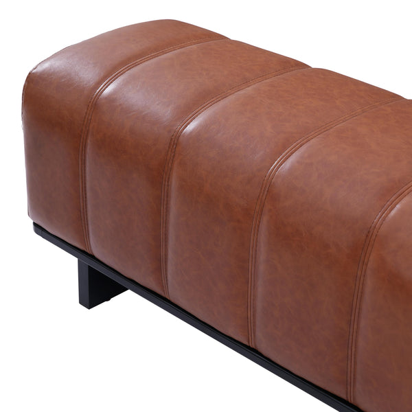 Faux Leather Upholstered Dining & Entryway Bench