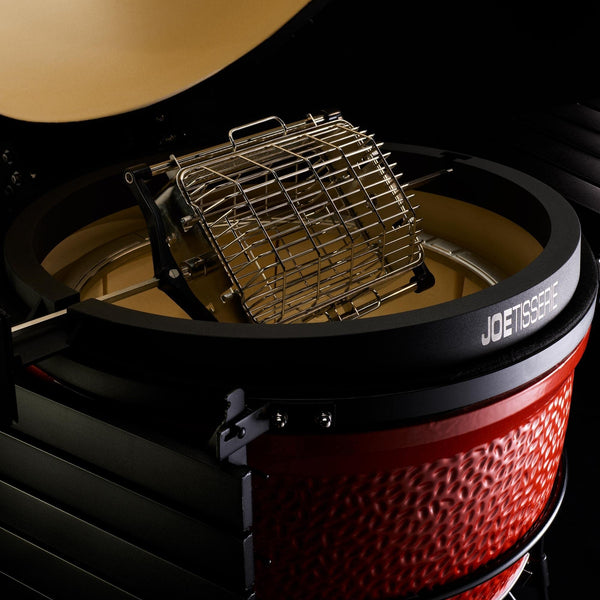 Rotisserie Basket Accessory Kit for Ceramic Grill and Smoker