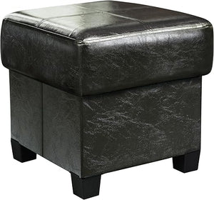 Foldable Storage Ottoman with Hidden Storage