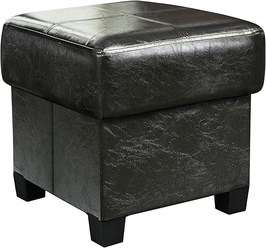 Foldable Storage Ottoman with Hidden Storage