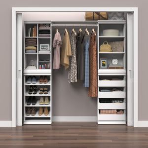 Modular Storage Shelf Unit with 3 Adjustable Shelves
