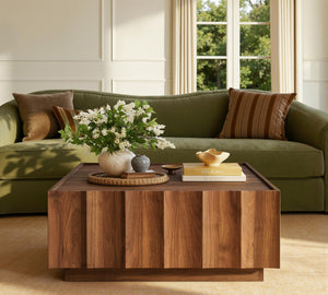Square Coffee Table with Storage