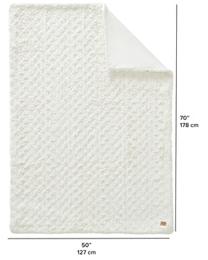 Faux Fur Throw Blanket – Plush Oversized 50x70 Inch