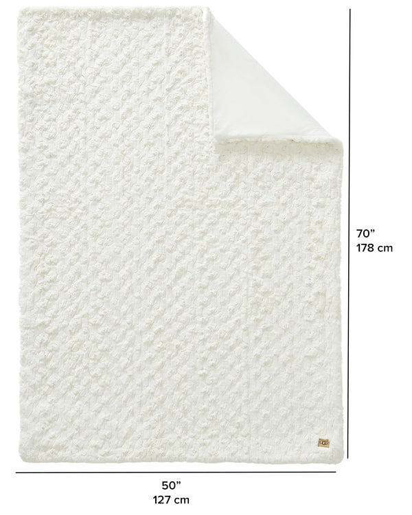 Faux Fur Throw Blanket – Plush Oversized 50x70 Inch