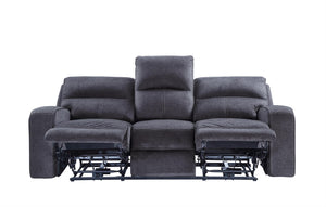 Power Reclining Sofa with USB Charging – Zero Wall Hugger, Grey