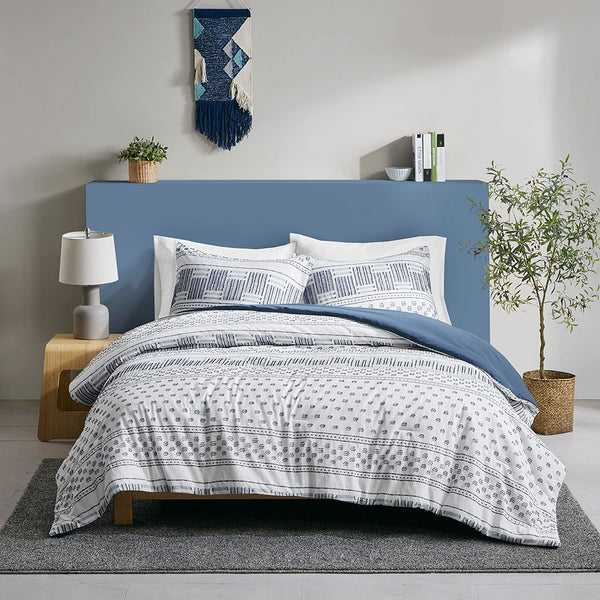Cotton Comforter Set with Pillow Shams