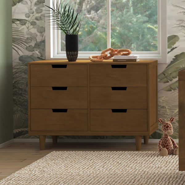6-Drawer Wood Dresser for Nursery & Kids Bedroom