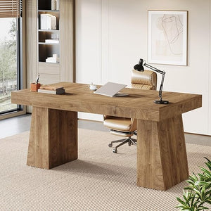 55-Inch Double Pedestal Executive Desk