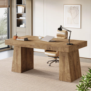 55-Inch Executive Desk with Double Pedestal