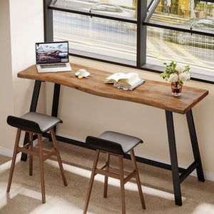 Solid Wood Counter Height Bar Table