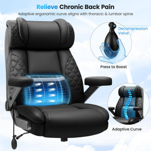 Big & Tall Ergonomic Office Chair – 500 LBS, 5D Arms, Lumbar Support