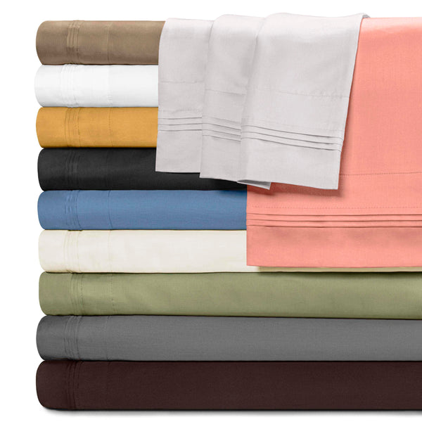 Queen Egyptian Cotton Sheet Set 1500 Thread Count