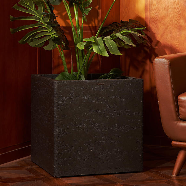20-Inch Square Concrete Planter