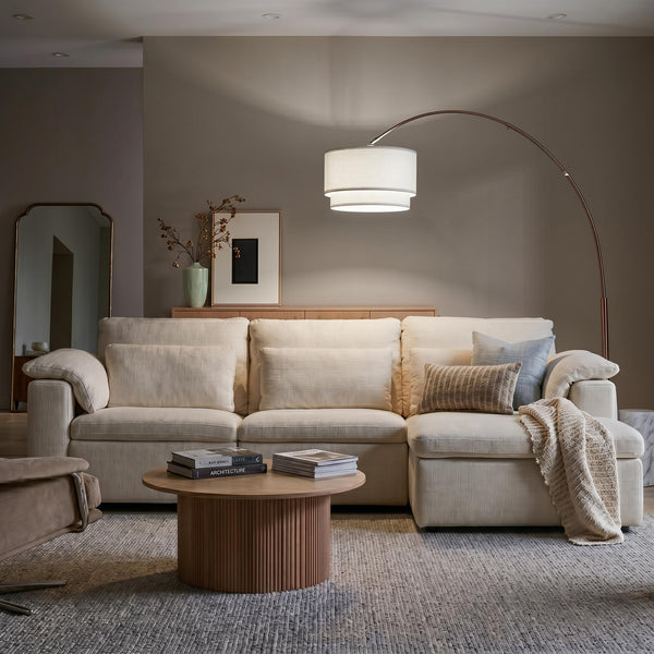 Arc Floor Lamp with Marble Base