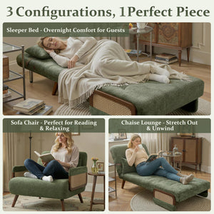 3-in-1 Convertible Sofa Bed Chair – Folding Couch for Small Spaces