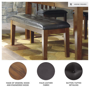 Tufted Upholstered Dining Bench