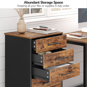7-Drawer Mobile File Cabinet