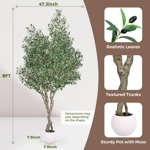 Artificial Olive Tree – Indoor Faux Silk Plant