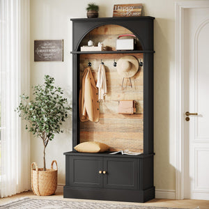 Hall Tree with Storage Bench & Coat Rack