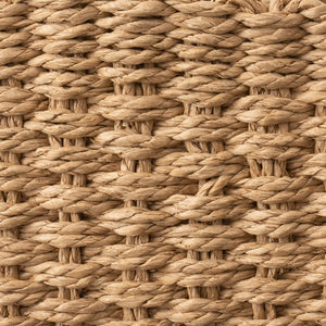 Woven Storage Basket Set of 3 - Paper Rope Shelf Organizer Bins
