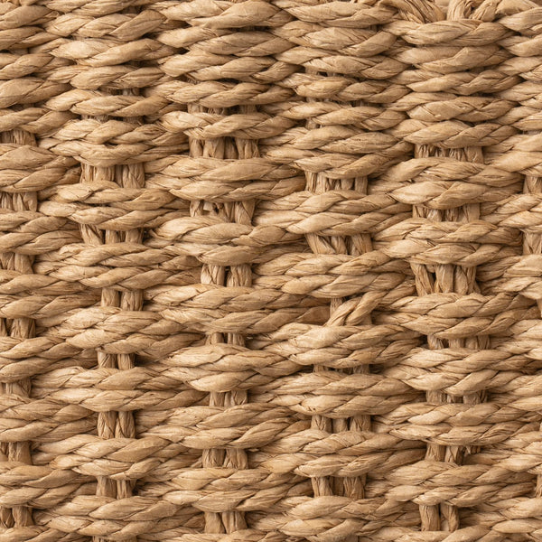 Woven Storage Basket Set of 3 - Paper Rope Shelf Organizer Bins