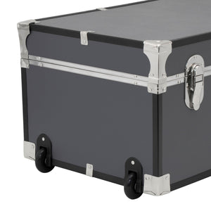30-Inch Wheeled Storage Trunk with Lock